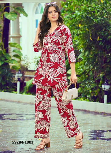 Flicklee Cotton Kurti With Pant